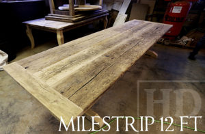 Reclaimed Wood Boardroom Tables, Boardroom Tables Ontario, Custom Boardroom Table Ontario, epoxy, Gerald Reinink, HD Threshing