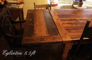 Reclaimed Wood Dining Table, Harvest Tables Toronto, reclaimed wood tables Ontario