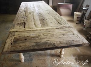 Reclaimed Wood Dining Table, Harvest Tables Toronto, reclaimed wood tables Ontario