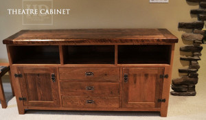 reclaimed wood tv cabinet, reclaimed wood entertainment unit, reclaimed wood buffet, epoxy finish, Gerald Reinink, reclaimed wood cabinets Ontario