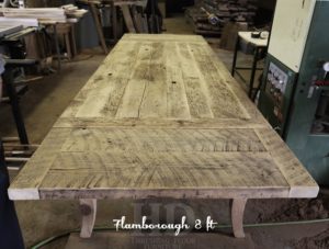 reclaimed wood dining tables ontario, harvest tables Ontario, Gerald Reinink, epoxy finish