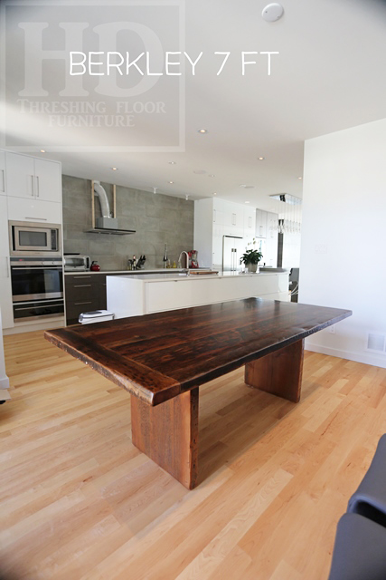 reclaimed wood tables Ontario, reclaimed wood dining tables Ontario, modern reclaimed wood tables Ontario, Gerald Reinink, HD Threshing Floor Furniture