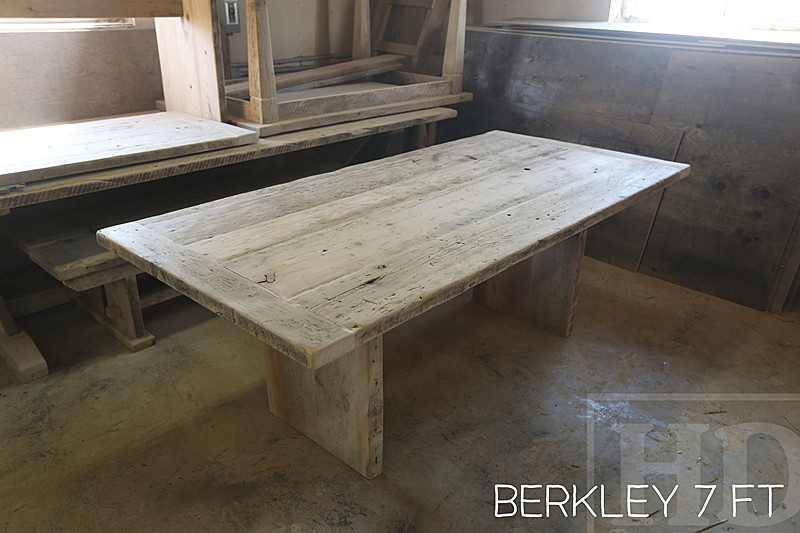 reclaimed wood tables Ontario, reclaimed wood dining tables Ontario, modern reclaimed wood tables Ontario, Gerald Reinink, HD Threshing Floor Furniture