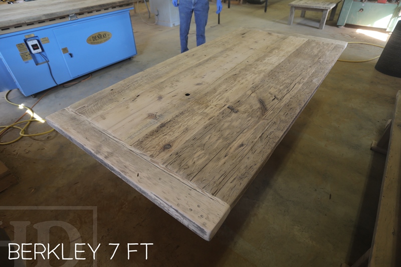 reclaimed wood tables Ontario, reclaimed wood dining tables Ontario, modern reclaimed wood tables Ontario, Gerald Reinink, HD Threshing Floor Furniture