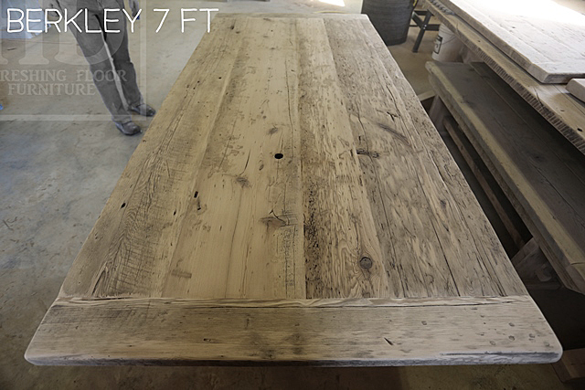 reclaimed wood tables Ontario, reclaimed wood dining tables Ontario, modern reclaimed wood tables Ontario, Gerald Reinink, HD Threshing Floor Furniture