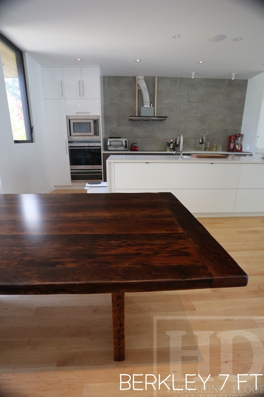 reclaimed wood tables Ontario, reclaimed wood dining tables Ontario, modern reclaimed wood tables Ontario, Gerald Reinink, HD Threshing Floor Furniture