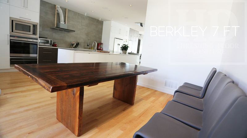 reclaimed wood tables Ontario, reclaimed wood dining tables Ontario, modern reclaimed wood tables Ontario, Gerald Reinink, HD Threshing Floor Furniture