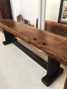 Reclaimed Wood Benches Ontario Gerald Reinink HD Threshing