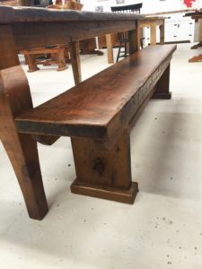 Reclaimed Wood Benches Ontario Gerald Reinink HD Threshing