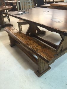 Reclaimed Wood Benches Ontario Gerald Reinink HD Threshing