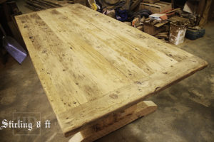 reclaimed wood dining tables. Richmond Hill, Ontario