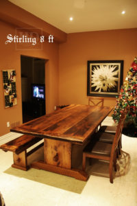 reclaimed wood dining tables. Richmond Hill, Ontario