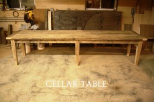 Custom Reclaimed Wood Harvest Table, reclaimed hemlock, waterloo, Ontario barnwood
