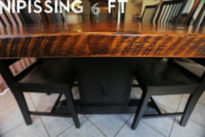 reclaimed wood tables Ontario, Kitchener, epoxy finish, dining, farmhouse, Mennonite furniture, solid wood, harvest tables, barnwood, barnboard, cottage