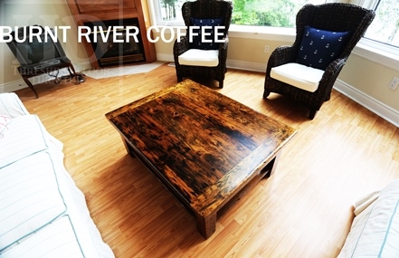 Reclaimed Wood Coffee Table Barnwood Cottage Hd Threshing Burnt