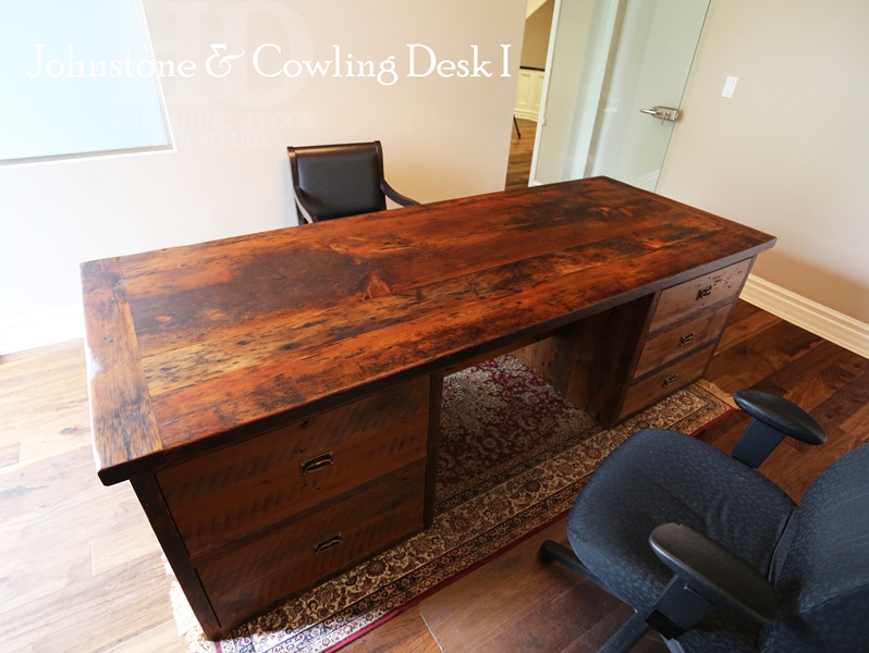 Reclaimed Wood Desks Toronto Hd Threshing Epoxy Finish Gerald