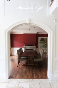 reclaimed wood tables Toronto, epoxy finish, barnwood dining table