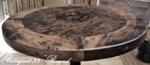 restaurant tops, reclaimed wood restaurant tops, epoxy finish, barnwood tops
