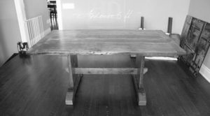reclaimed wood tables Toronto, Ontario, Epoxy finish, farmhouse dining table, barnboard furniture