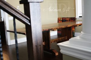 reclaimed wood tables Toronto, Ontario, Epoxy finish, farmhouse dining table, barnboard furniture