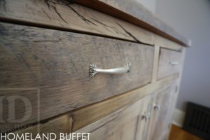 reclaimed wood vanities, Toronto, Ontario, reclaimed wood vanity, barnwood vanity, HD Threshing, Gerald Reinink