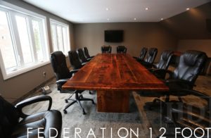 boardroom tables GUELPH ONTARIO, Gerald Reinink, Unique boardroom tables Ontario, solid wood table, reclaimed hemlock, conference tables Ontario, commercial, HD Threshing Floor Furniture, industrial tables Ontario