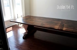reclaimed wood tables Ontario, trestle table, Utopia, Ontario, Barnwood Pine, Solid wood furniture, mennonite furniture, farmhouse table, country style table, epoxy