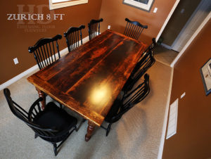 harvest tables Ontario, Acton, epoxy, HD Threshing, Gerald Reinink, live edge tables, barnwood, reclaimed, farmhouse tables, dining table