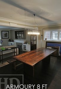 reclaimed wood dining tables Ontario, dining table, barnwood tables Ontario, Gerald Reinink, epoxy finish