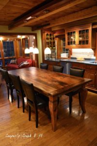 reclaimed wood tables, HD Threshing, reclaimed, epoxy, oakville, ontario, canada