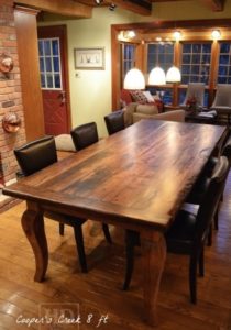 reclaimed wood tables, HD Threshing, reclaimed, epoxy, oakville, ontario, canada