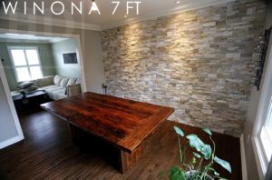 reclaimed wood tables Ontario, Ancaster, Ontario, epoxy, Gerald Reinink, hemlock, barnboard hemlock