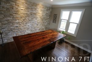 reclaimed wood tables Ontario, Ancaster, Ontario, epoxy, Gerald Reinink, hemlock, barnboard hemlock