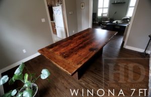 reclaimed wood tables Ontario, Ancaster, Ontario, epoxy, Gerald Reinink, hemlock, barnboard hemlock