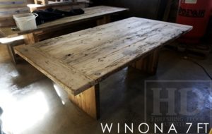 reclaimed wood tables Ontario, Ancaster, Ontario, epoxy, Gerald Reinink, hemlock, barnboard hemlock