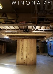 reclaimed wood tables Ontario, Ancaster, Ontario, epoxy, Gerald Reinink, hemlock, barnboard hemlock
