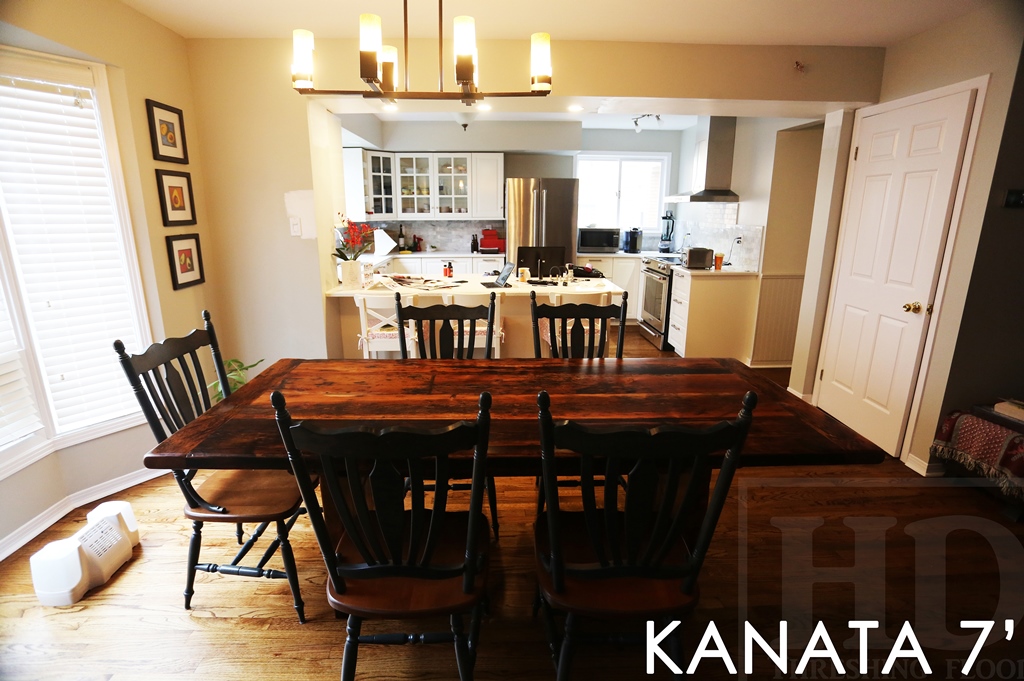 Modern Reclaimed Wood Table in Kanata, Ottawa, Ontario | Blog