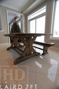 barnwood live edge table, solid wood furniture, mennonite tables Ontario, Amish Table Ontario, reclaimed wood furniture, Cambridge, HD Threshing, Epoxy Finish