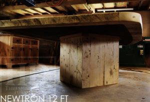 recycled wood table, reclaimed wood, boardroom table Ontario, boardroom tables Ontario, reclaimed wood tables Ontario, Brampton, Ontario, barnwood, distressed, rustic, modern, boat shaped table