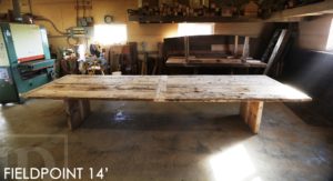reclaimed wood boardroom table, boardroom table, Toronto, Oakville, Ontario, custom boardroom table, sold wood boardroom table, recycled wood furniture, recycle