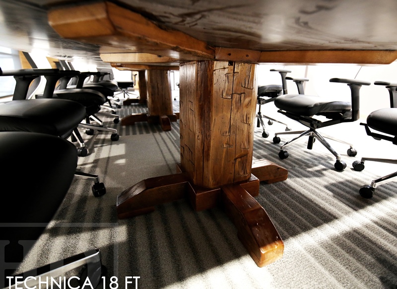 boardroom tables Toronto, custom boardroom tables, conference tables Ontario, boardroom tables Ontario, epoxy, logo embedded, HD Threshing Floor Furniture, Gerald Reinink