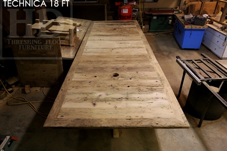 boardroom tables Toronto, custom boardroom tables, conference tables Ontario, boardroom tables Ontario, epoxy, logo embedded, HD Threshing Floor Furniture, Gerald Reinink