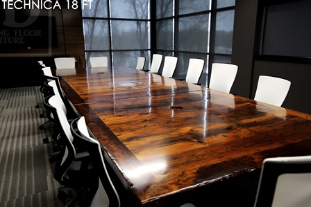 boardroom tables Toronto, custom boardroom tables, conference tables Ontario, boardroom tables Ontario, epoxy, logo embedded, HD Threshing Floor Furniture, Gerald Reinink