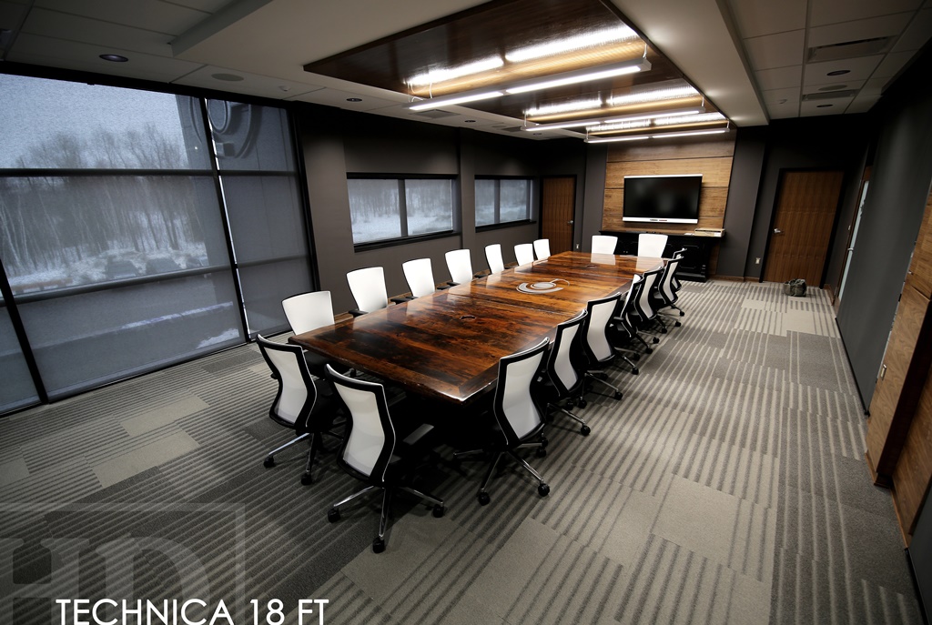 boardroom tables Toronto, custom boardroom tables, conference tables Ontario, boardroom tables Ontario, epoxy, logo embedded, HD Threshing Floor Furniture, Gerald Reinink