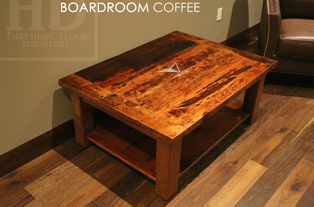 coffee table, Ontario, reclaimed wood coffee table, HD Threshing, Gerald Reinink, custom made, recycled wood coffee table, recycled wood