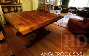 reclaimed wood tables Fergus Ontario, epoxy, HD Threshing, Gerald Reinink, Sawbuck, hemlock, recycled wood furniture, recycled wood tables Ontario