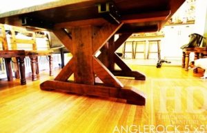 reclaimed wood tables Fergus Ontario, epoxy, HD Threshing, Gerald Reinink, Sawbuck, hemlock, recycled wood furniture, recycled wood tables Ontario