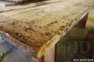 restaurant tables Ontario, pub table tops, restaurant table tops, reclaimed wood tables Ontario, reclaimed wood restaurant tables Ontario, Toronto, Burlington, epoxy