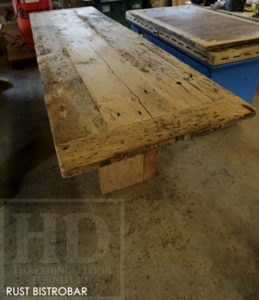 restaurant tables Ontario, pub table tops, restaurant table tops, reclaimed wood tables Ontario, reclaimed wood restaurant tables Ontario, Toronto, Burlington, epoxy