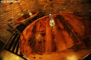 restaurant tables Ontario, pub table tops, restaurant table tops, reclaimed wood tables Ontario, reclaimed wood restaurant tables Ontario, Toronto, Burlington, epoxy